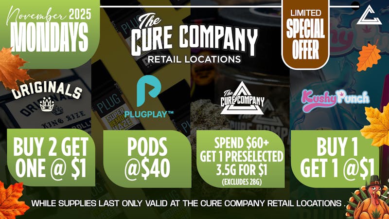 CCC by The Cure Company 💥Monday Madness at The Cure Company! 💥