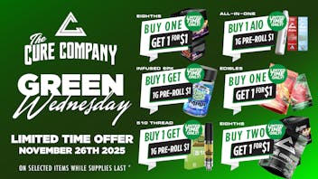CCC by The Cure Company Sneak Peek 👀💚 Cure Company Green Wednesday Deals