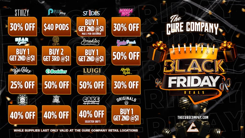 The Cure Company - Melrose Black Friday Blowout!!💨 All-Day Vendor Hookups 🔥