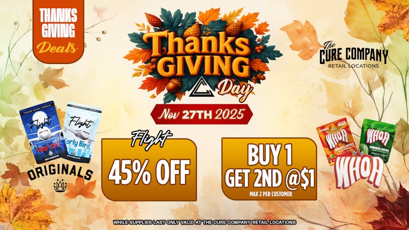 The Cure Company - Crenshaw 🌟Thanksgiving Smoke & Savings @ Cure Company 🍽️