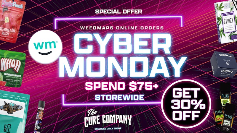 The Cure Company DTLA 👀 Cyber Monday Sneak Peek — 30% OFF is Coming!👀