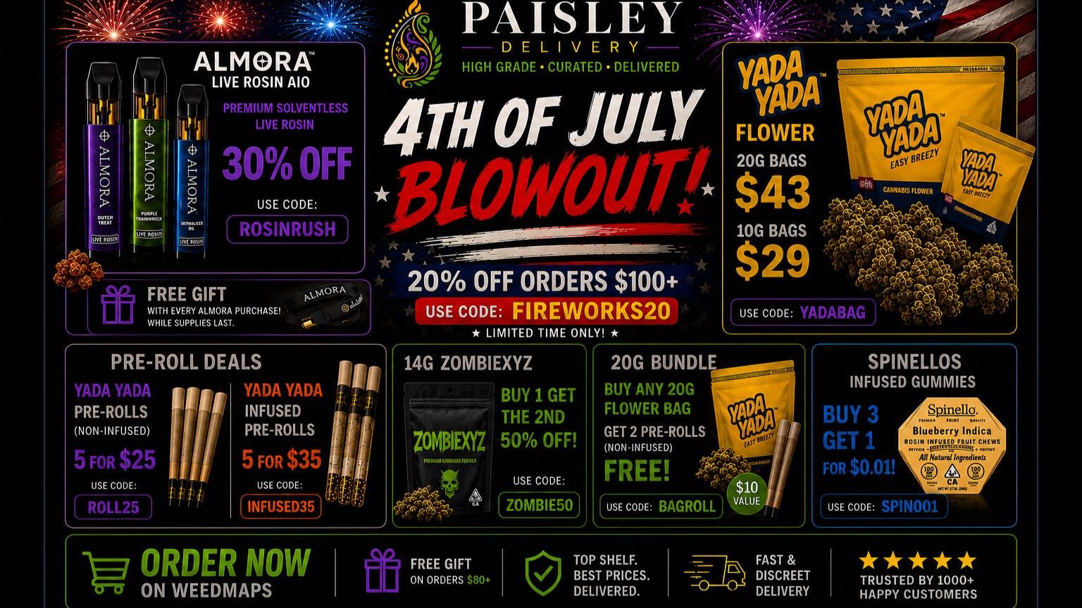 Paisley Delivery - Elk Grove 🇺🇸 4th of July Blowout | Up to 30% Off