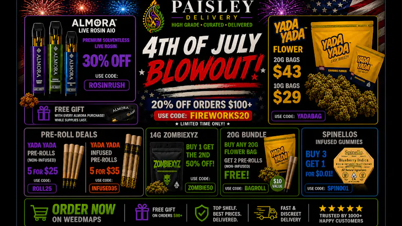 Paisley Delivery - Elk Grove 🇺🇸 4th of July Blowout | Up to 30% Off