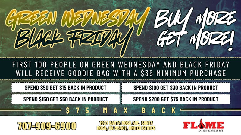 Flame Dispensary 35% OFF YOUR FAVORITE BRANDS