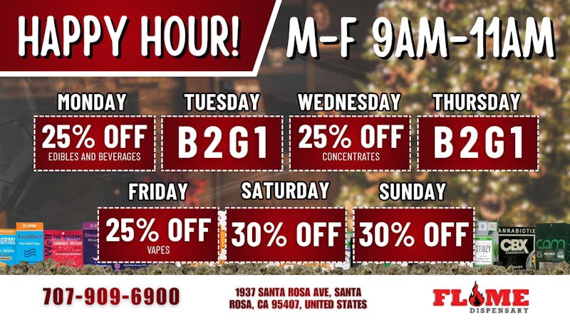 Flame Dispensary DAILY DEALS (Featured Deal)