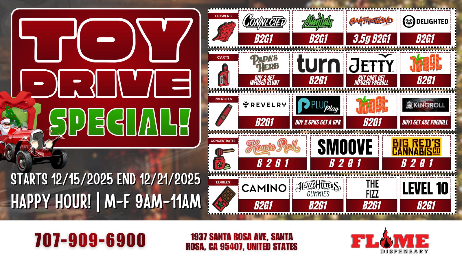 Flame Delivery Weekly Bogos & Deals