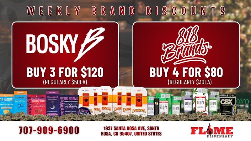 Flame Dispensary 30% OFF YOUR FAVORITE BRANDS