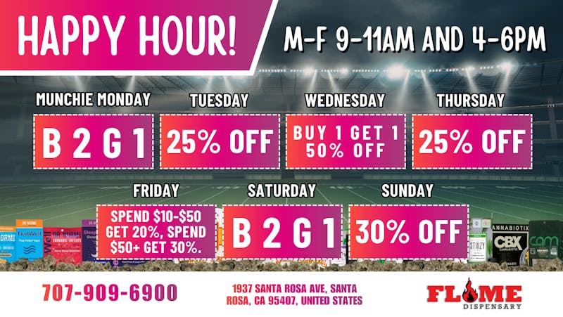 Flame Dispensary DAILY DEALS (Featured Deal)