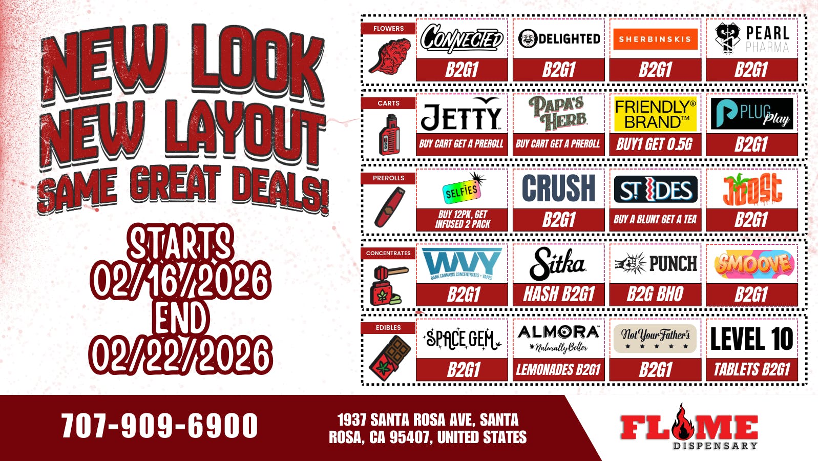 Flame Delivery Weekly Bogos & Deals