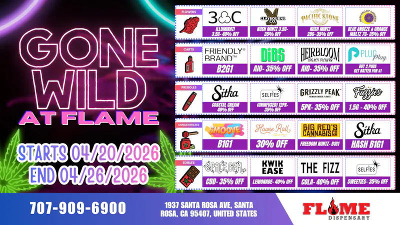 Flame Delivery Weekly Bogos & Deals