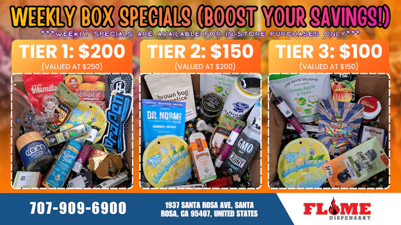 Flame Dispensary Flame Dispensary BOX DEALS