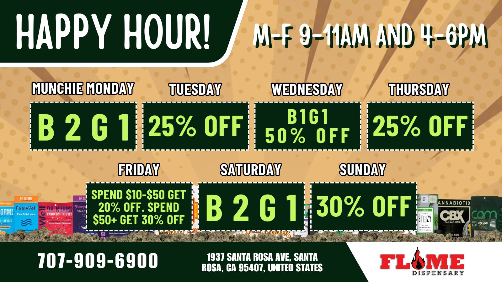 Flame Delivery DAILY DEALS (Featured Deal)