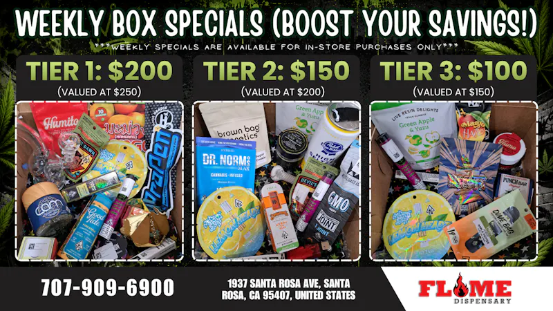 Flame Dispensary Flame Dispensary BOX DEALS