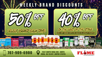 Flame Dispensary 30% OFF YOUR FAVORITE BRANDS