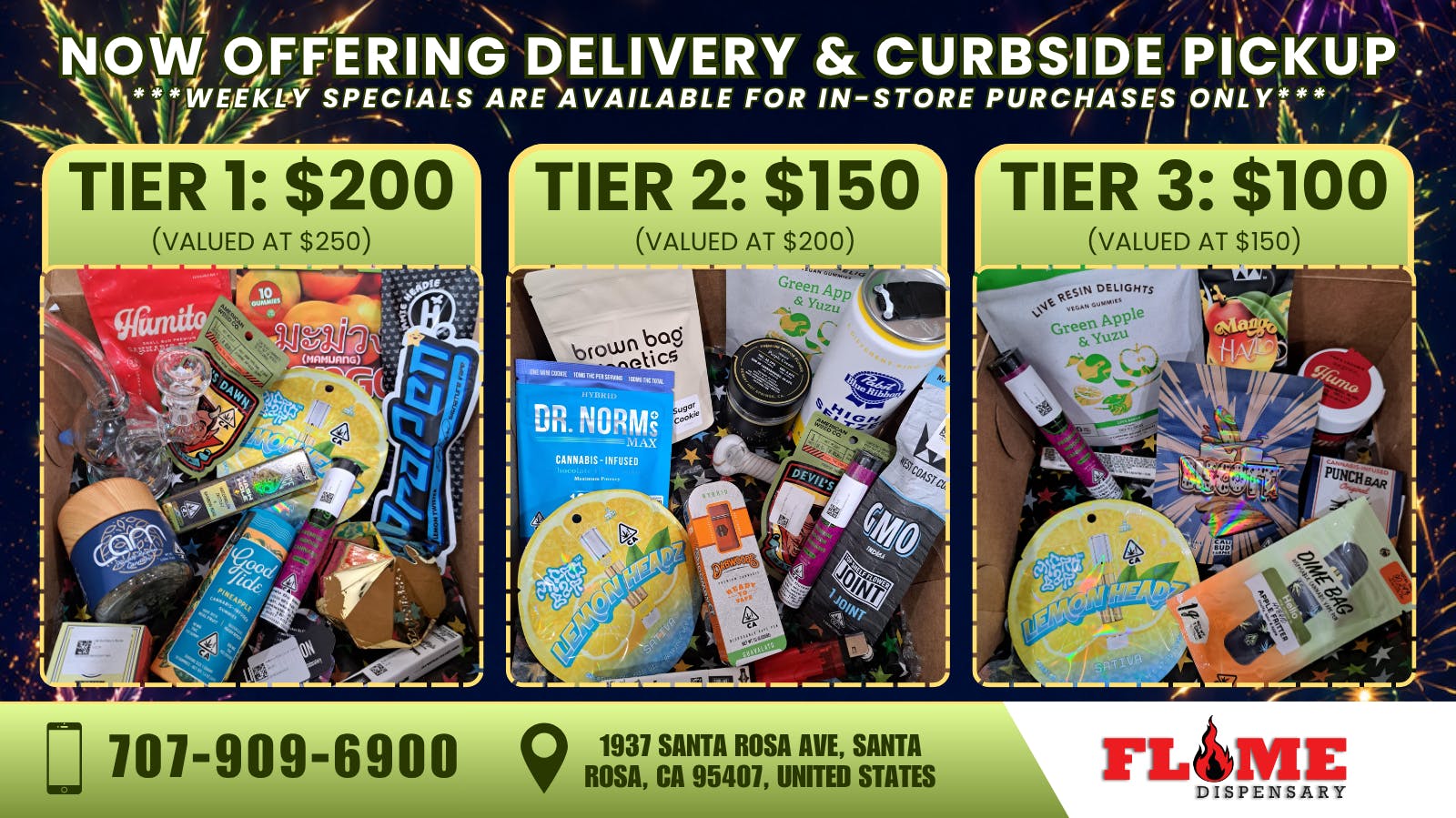 Flame Dispensary Flame Dispensary BOX DEALS