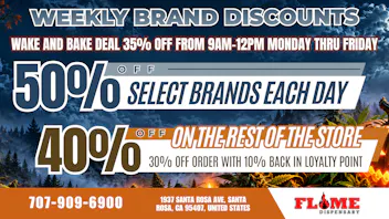 Flame Dispensary 30% OFF YOUR FAVORITE BRANDS
