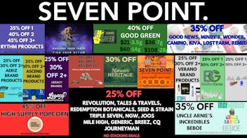 Seven Point Dispensary – Danville 45% OFF 3+ RYTHM PRODUCTS