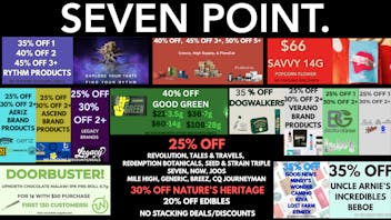 Seven Point Dispensary – Danville DOORBUSTER + 45% OFF 3+ RYTHM PRODUCTS + MORE