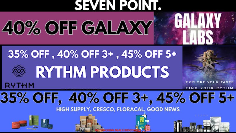 Seven Point Dispensary – Danville 40% OFF GALAXY LABS