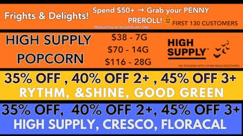 Seven Point Dispensary – Danville 40% OFF 2+ RYTHM, CRESCO, HIGH SUPPLY, &SHINE, GG