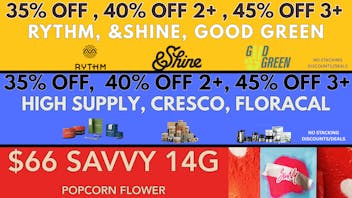 Seven Point Dispensary – Danville 40% OFF 2+ RYTHM, CRESCO, HIGH SUPPLY, &SHINE, GG