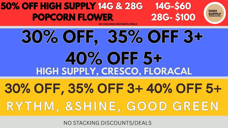Seven Point Dispensary – Danville 30% OFF, 35% OFF 3+, 40% OFF 5+ FEATURED BRANDS