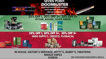 Seven Point Dispensary – Danville 25% OFF SELECT BRANDS