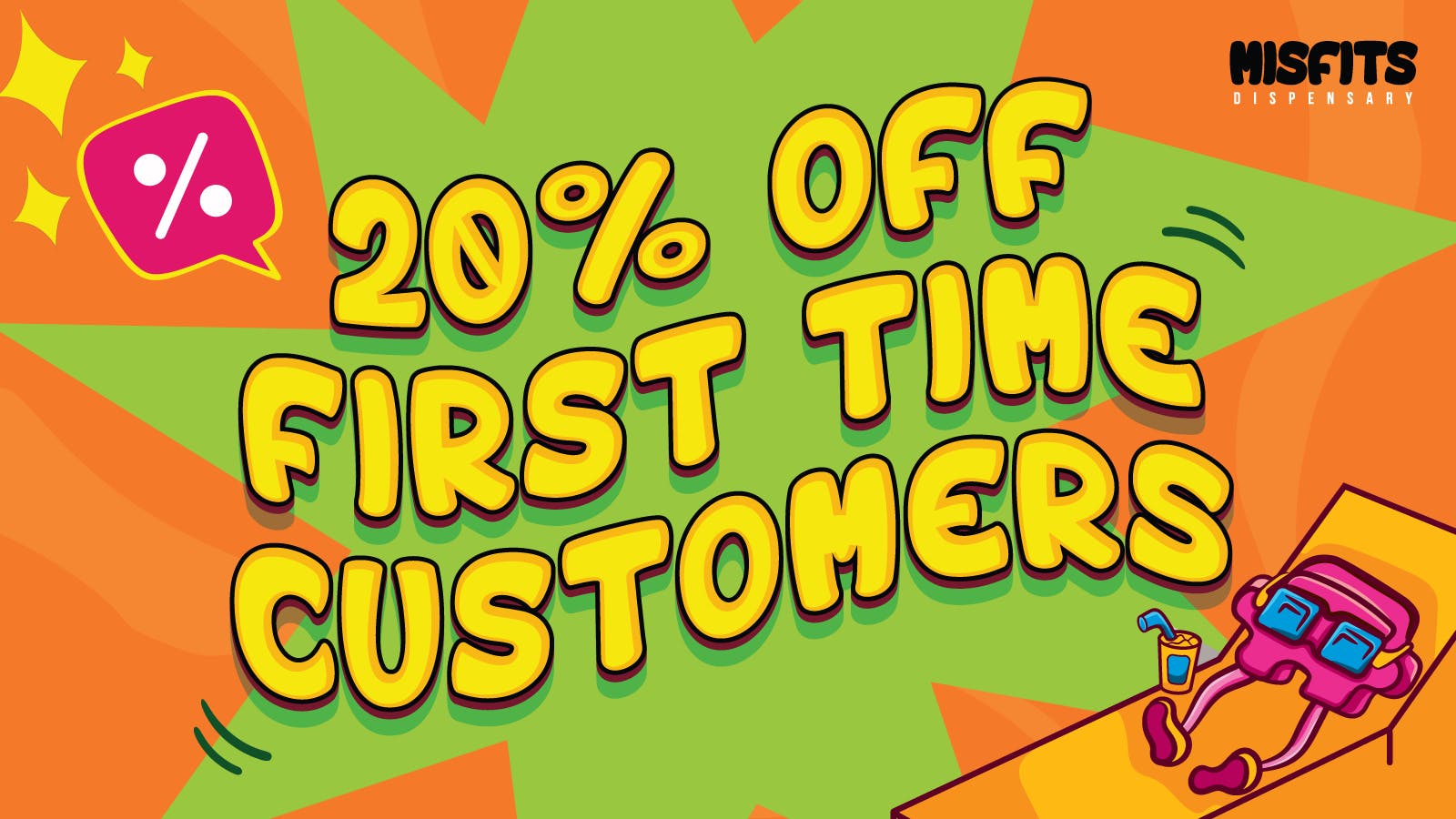 Misfits Delivery 20% OFF First Time Orders