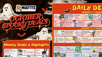 Misfits Dispensary OCTOBER SPOOKTACULAR DEALS !