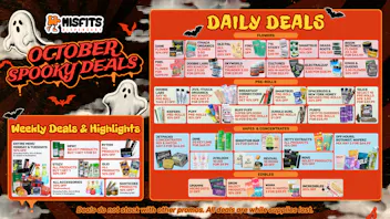 Misfits Dispensary OCTOBER SPOOKTACULAR DEALS !