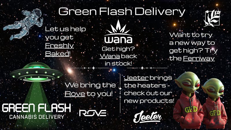 Green Flash Boutique Cannabis Delivery - Boston Brand Showcase