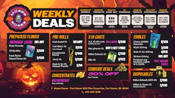 Moses Roses Port Huron 🎃 Spooky Hot Deals @ Moses Roses Port Huron 🌿💨
