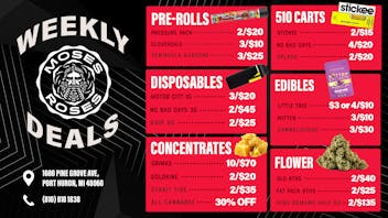 Moses Roses Port Huron 🔥 WEEKLY DEALS AT MOSES ROSES 💨