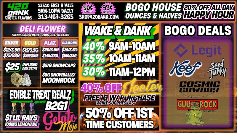 420 Dank 50% OFF 1ST PURCHASE - 20% ALL DAY EVERYONE! 🎃