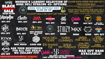 Uniq Cannabis Dispensary Monroe Black Friday Has Arrived!