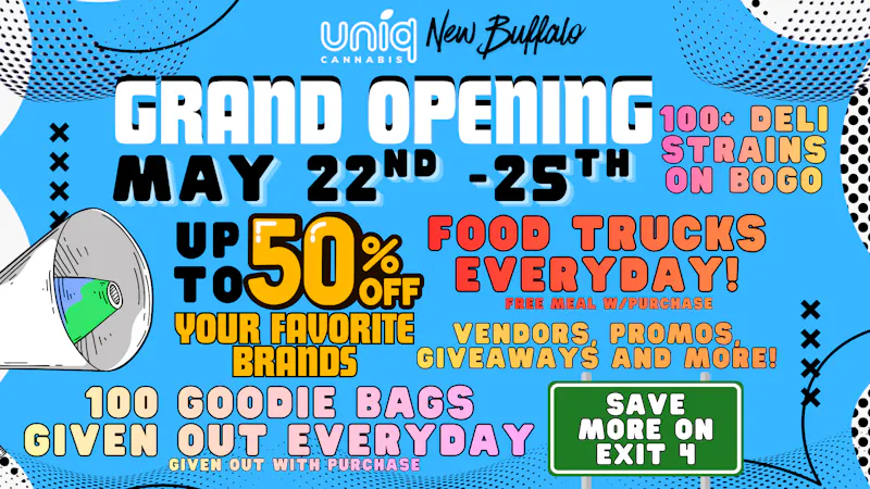 Uniq Cannabis Grand Opening This Week!
