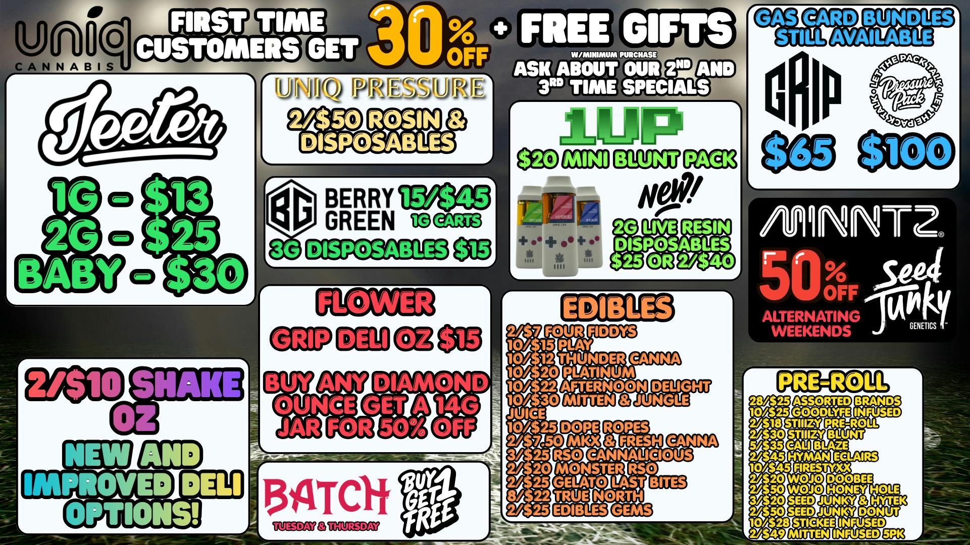 Uniq Cannabis Dispensary Monroe Back to School with Uniq!