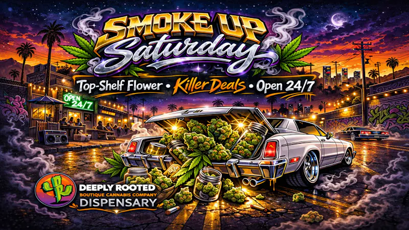 Deeply Rooted Boutique Cannabis Company SMOKE UP SATURDAY | 05.30.2026 @ Deeply Rooted