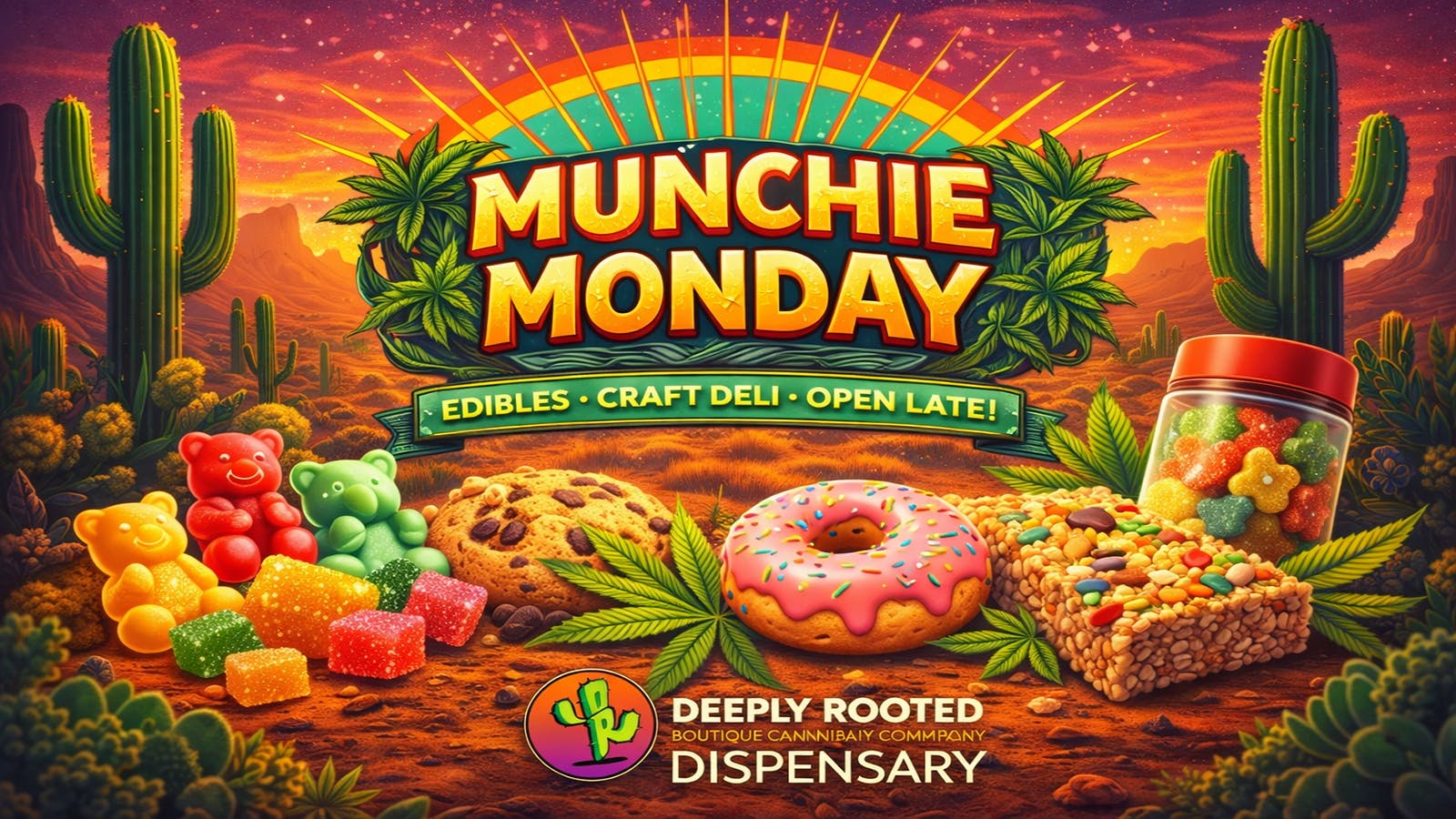 Deeply Rooted Boutique Cannabis Company MUNCHIE MONDAY | 06.08.2026 @ Deeply Rooted