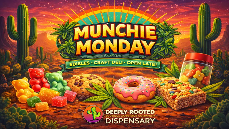 Deeply Rooted Boutique Cannabis Company MUNCHIE MONDAY | 06.08.2026 @ Deeply Rooted