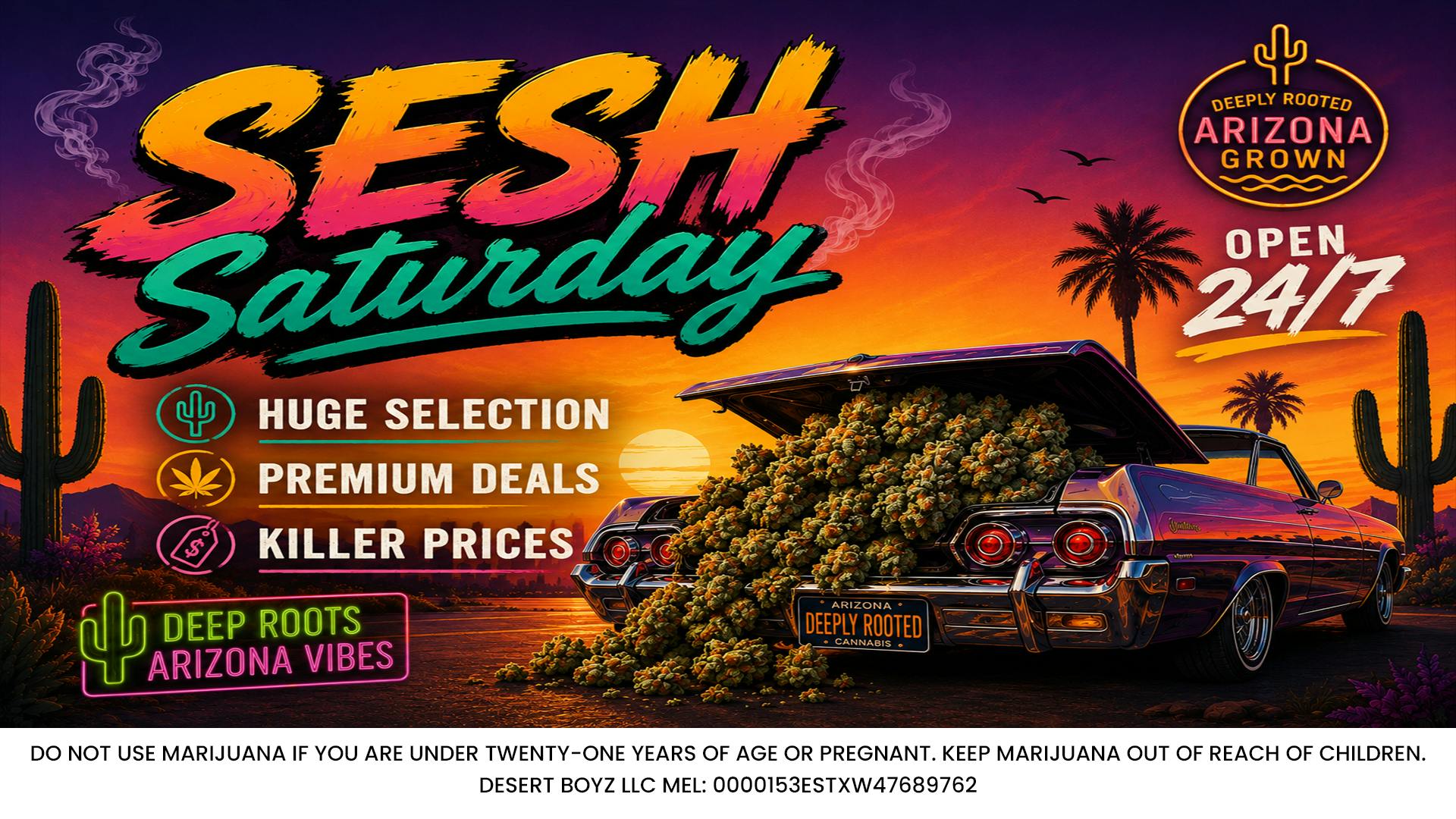 Deeply Rooted Boutique Cannabis Company SESH SATURDAY | 07.25.2026 @ Deeply Rooted