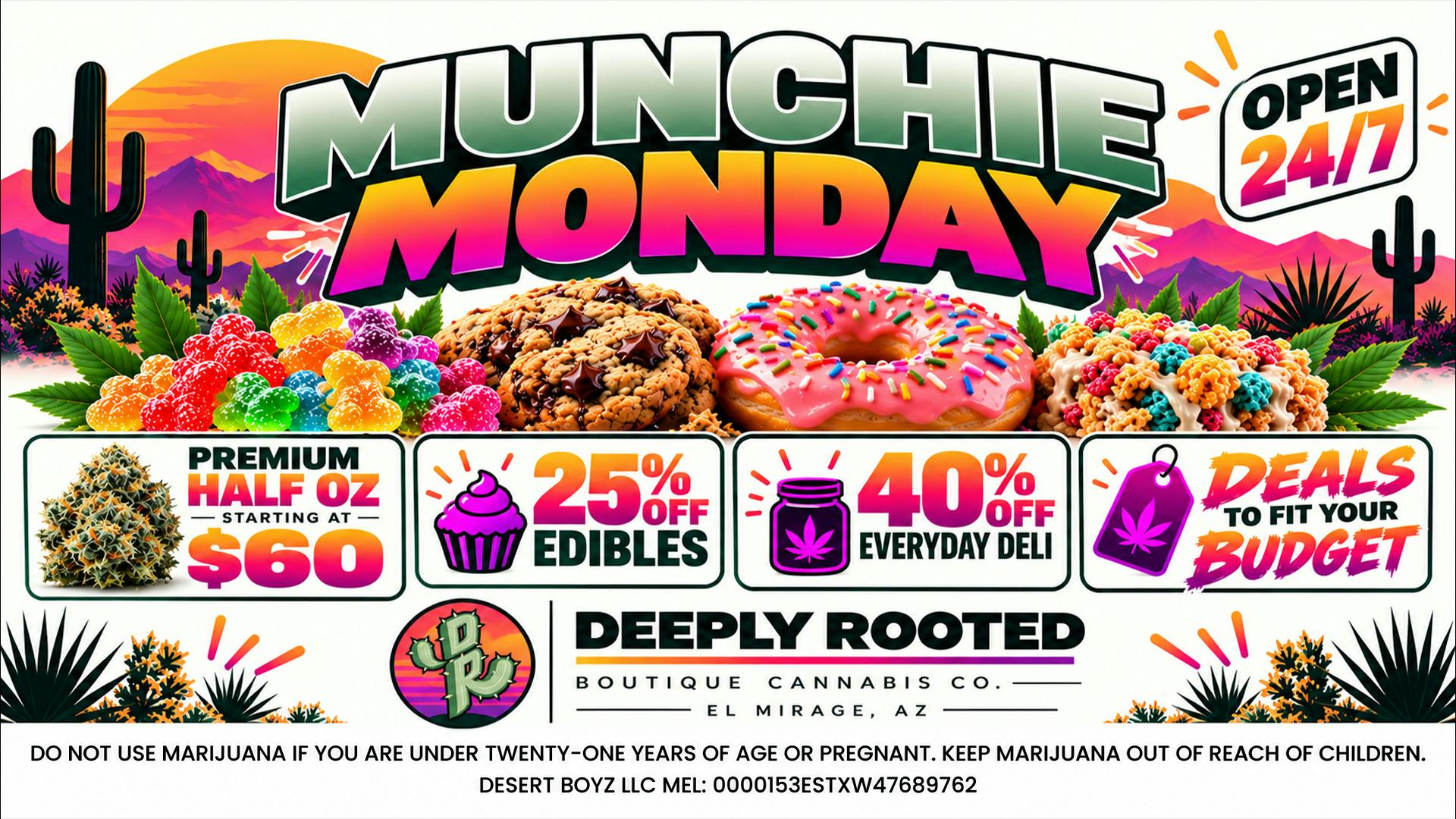 Deeply Rooted Boutique Cannabis Company MUNCHIE MONDAY | 10.26.2026 @ Deeply Rooted