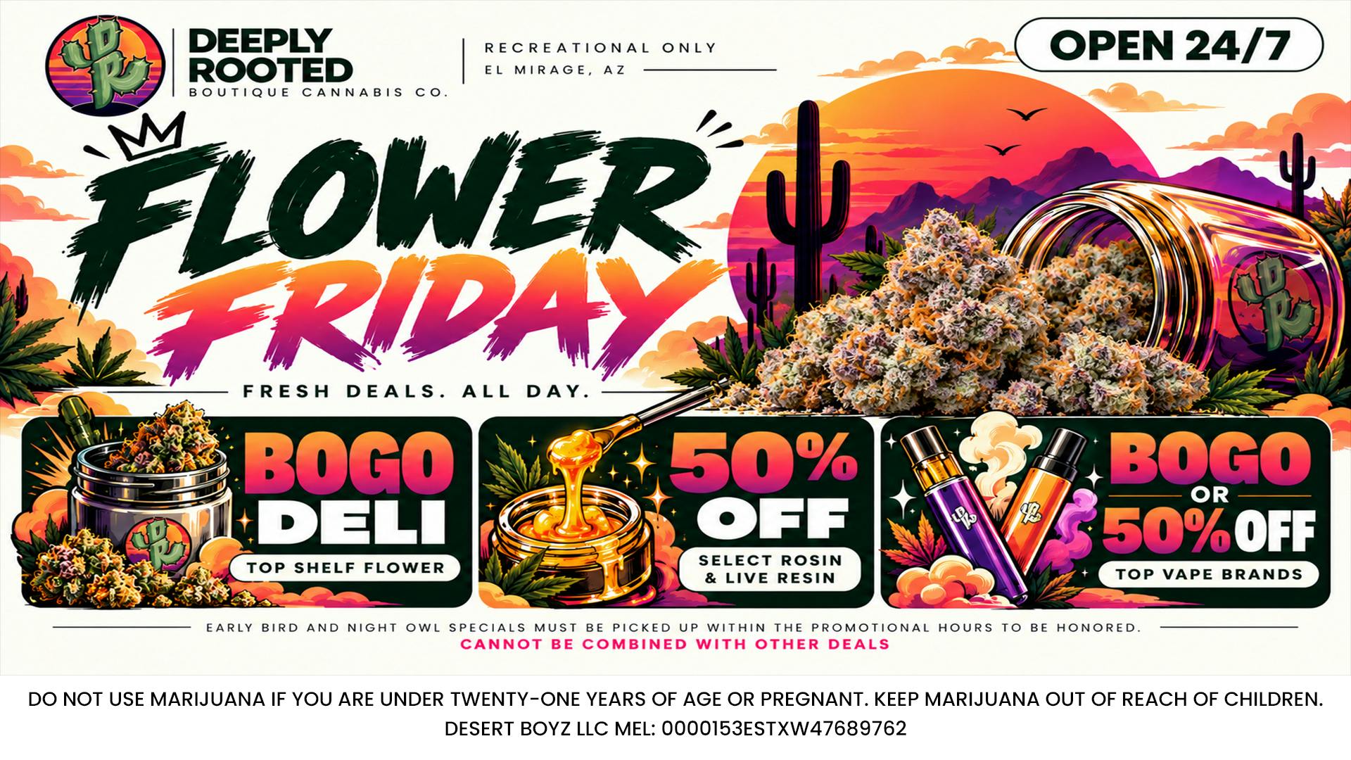 Deeply Rooted Boutique Cannabis Company FLOWER FRIDAY | 10.16.2026 @Deeply Rooted