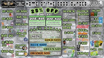 First Class Camden (formerly Dispo) 💨✶2OZ/$15✶💨BOGO OUNCES💨OVER 250 DELI STRAINS💨