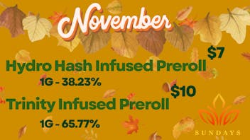 Sundays Clone Bar and Dispensary 🍁 Fall into the Fire 🔥