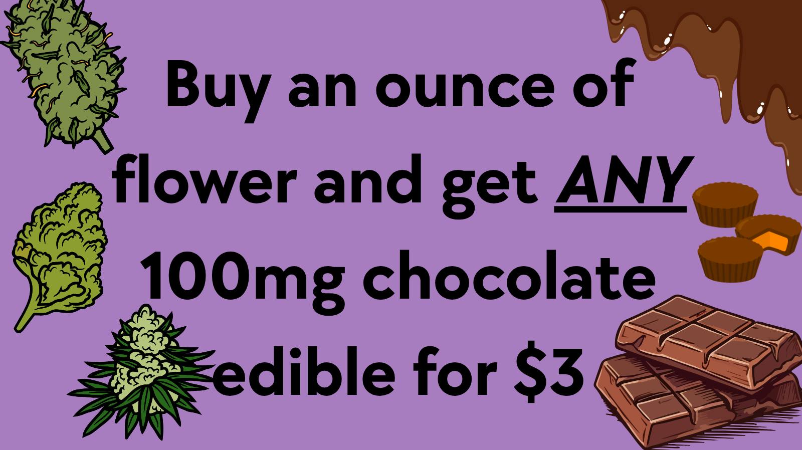 Sundays Clone Bar and Dispensary Flower + Chocolate = ❤️❤️❤️