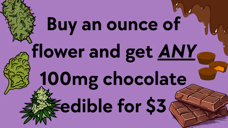 Sundays Clone Bar and Dispensary Flower + Chocolate = ❤️❤️❤️