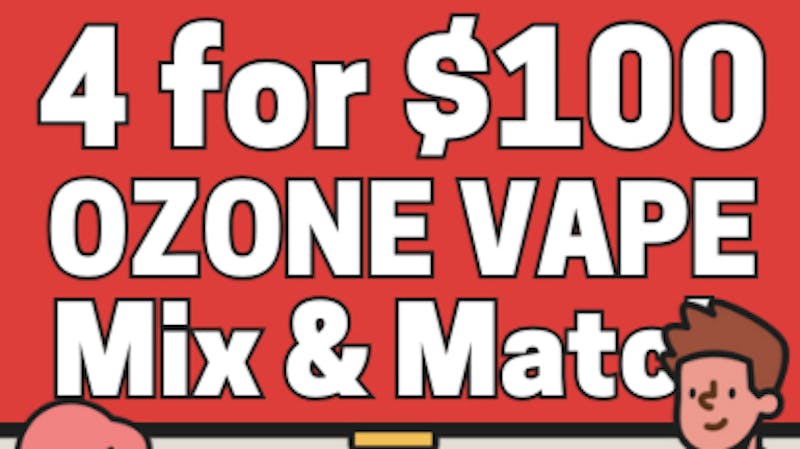 FLORO Ozone 1G Vape Carts 4 for $100