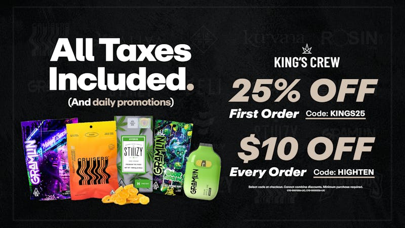 King's Crew 25% Off 1st | $10 Off All Orders