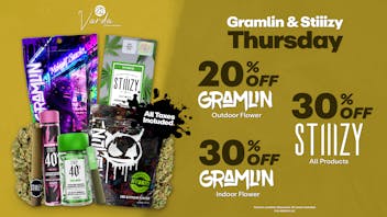 Varda - Dispensary Gramlin & Stiiizy Up To 30% Off